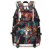 Designer mochila moda bookbag estudante mochila homens e mulheres mochila estrela de futebol impresso mochilas grande capacidade lazer viagem