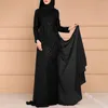 Roupas étnicas Muçulmanas Mulheres Vestido de Noite Lantejoulas Requintado Elegante Slim Fit Manga Longa Lindo Maxi Abendkleider Hochzeit Mujer