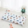 10 Color Cartoon Cotton Kids Pillow Soft Washable Baby Sleeping Head Cushion Leden Rectangle Toddler Kudde Portable neadrost 231229