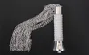 BDSM Manico con strass Catene di metallo Fruste Flogger Culo Sculacciata Bondage Schiavo Giochi per adulti Per coppie Fetish Sex Toys Unisex2162873