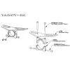 Tarot-Rc TL3X009 X3 Helikopter Metalen Horizontale Vleugelmontage / U-vormige Stoel Voor X3 Helikopter 15 Uitlaat