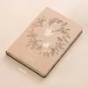 Agenda livro diário clássico senhoras dourado plano diário caderno registro de trabalho 365 dias material de escrita escolar