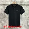 Mäns plus tees polos designer sommar stora mäns broderade randpolo skjorta med lapel, mångsidig, smal passform, trendig t-shirt, fashionabla topp, män h4z3