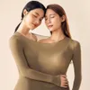 Thermal Underwear Set Women's Winter Clothes Seamless Thick Warm Lingerie Women Thermal Leggings Clothing Set 231229
