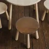 Pokrywa krzesełka okrągłe stołek makaron baru częściowe stołki zaopatrzenie w drewnianą poduszkę stołówką