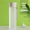 Water flessen touw plastic beker met grote capaciteit stofomslag draagbare transparant voor buitensportkeukenaccessoires Kettle Cups