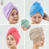 Handduk 25 65 cm Coral Fleece Head Wrap Bathing Tools Snabbtorkning Hår Superabsorberande Quick Lady Turban