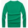 Men's Sweaters new best-selling high-end casual fashion round neck men's polo sweater brand 100% cotton pullover men sweater Size S-2XL