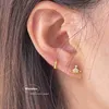 2024 Charm Studs 귀걸이 Aretes orecchini 디자이너 West Queen Saturn vivi 925 Silver Needle Mini Planet Diamond Studs Stereo Pearl Saturn Earrings