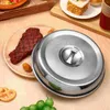 Dinnerware Sets Vegetable Cover Protective Hood Dish Kitchen Tool Stainless Steak Round Cooking Outdoor Tent