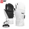 NANDN SNOW Guanti da sci uomo donna Tenere al caldo Guanti da snowboard Moto Inverno Sci Arrampicata Impermeabile Neve 231228