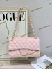Top tote bags luxuries designer women bag custom brand handbag Women's leather gold chain crossbody black white pink cattle shoulder clutch