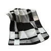 Letter Cashmere Blanket Plaid Style for Beds Sofa Plaid Blanket Fleece Knitted Wool Blanket Home Office