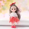 1/12 échelle 16 cm poupée BJD avec vêtements et chaussures bricolage mobile 13 articulations mode princesse Figure heureuse fille cadeau enfant jouets 231228