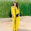 Ethnic Clothing Africa African Party Evening Plus Size Dresses For Women Spring Elegant O-neck Print Long Maxi Dress Beach