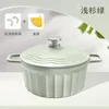 Ustensiles de cuisine Émail Pot Ménage Cuisine antiadhésive Double-oreille Soupe Cuisinière À Induction Universelle Grande Capacité Ragoût Spot En Gros