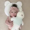 Yumuşak bebek yastığı doğmuş ürünler için pamuk sevimli ayı çocuk yastıkları düz bebek doğdu bebekler aksesuarlar oda dekorasyonu 231229