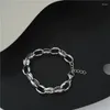 Braccialetti a maglie Bracciale da uomo Catene a maglie cubane in acciaio inossidabile per bracciale Accessorio maschile Gioielli all'ingrosso