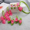 Haarschmuck 7 Teile/satz Kind Mädchen Kleinkind Baby Mode Stirnband Bogen Blume Band Kopfbedeckung Großhandel