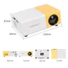 ZK50 Micro Mini Projector Home LED Portable Small Projector HD 1080p