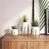 Plant Pot Small Mid Century Modern Planters Set of 3 Decorative Flower Pots and for Plants Large Flowerpot Home 231228