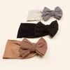 Hair Accessories 1pc Bow Baby Head Band For Children Solid Headbands Born Nylon Headband Turban Kids Headwear Girl