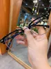 Designer Ch Cross Óculos Quadro Chromes Marca Óculos de Sol Metade Retro para Homens Mulheres Ultra Light Titanium Miopia Flat Heart Luxo Alta Qualidade Óculos Quadros Abra
