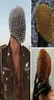 Maski imprezowe Studded Spikes Full Face Jewel Margiela Mask Halloween Cosplay Funny Supplie Head Wear 9678904