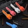 Stainless Folding Knife Keychains Mini Pocket Knives Outdoor Camping Hunting Tactical Combat Knifes Survival Tool 6 Colors ZZ
