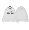 Sommaren 2024 Herrkvinnor Amaris Designer Tryckta toppar Hoodies Fashion Man T-shirt Kvalitet Cotton Comle Corte Sleeve Luxury Hip Hop Streetwear Hoodies A Miris White66