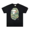 NIEUW A Bathing Ape Check by Bathing Tee Zwart/Beige T-shirt