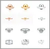 925 Zilveren Kraal sieraden TFF Mannen mid vinger Ring set Serie Dames Dames Mode heren mooie sieraden cluster Gouden Ringen voor Q01548994