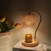 Aromaterapia topnienia lampa woskowa insponowanie rozszerzanie lampy stołowej stołowej bezdymne temperatura regulacja amerykańskiej lampy retro 231228