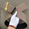 Cinturones de diseñador de calidad de espejo dorado de cuero genuino para mujer Cinturones casuales negros blancos de lujo Hombres Cuero de vaca Bronce Plata Hebilla de oro Lado Metal Opcional 90-125 cm