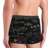 Mutande Divertenti Geek Equazioni di fisica Boxer Pantaloncini Mutandine Traspirante da uomo Insegnante di scienze di matematica Slip geometrici Intimo