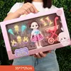 Toys BJD Doll för flickor gåvor Princess Bag Pet Shop Cykel Joint Movely Full Set Diy Toy Children S Birthday Christmas 231228