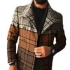 Mode mäns personlig smal jacka långsluten kläder casual affärs vindbrytare punk 2023 231228