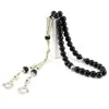 Link Bracelets Stone Tasbih Męski czarny muzułmańska bransoletka Islamska Kult Misbaha Akcesoria Różajca 33 66 99 Prezent biżuterii koralików