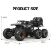 1/12 38CM Big Size RC Car 6WD 2.4Ghz Remote Control Crawler Drift Off Road Vehicles High Speed Electric Car Truck Toys for boy 231229