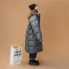Doudoune femme hiver haute qualité Style Hong Kong épais mi-long