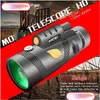 Télescope Jumelles Télescope Binocars 12X50 Monocar Super Telepo Zoom Telescopio Holder Adapté à la Randonnée Cam Voyage Spyglass Dr Dhk8M