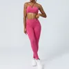 Active Set Yoga Set Leggings and Tops Fitness Sports Suits Gym Clothing Bh Seamless Running Women Pant Plus Size XXL