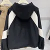 Damenjacken Deeptown Vintage abgeschnittene Windjacke Jacke Frauen Streetwear Anorak mit Kapuze Reißverschluss koreanische Herbstkleidung 2023