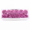 Scatola rettangolare in acrilico trasparente con 12 fori, scatola per fiori, trucco, scatola impermeabile in acrilico per rose, confezione regalo per matrimonio di San Valentino330Q