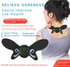 Portable Mini Cervical Electric Neck Massager Doing And Back Anytime Anywhere Stimulator Stickers4984331