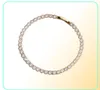 bracelet en or homme glacé bracelet de tennis chaîne AAA Zircon Cubique Argent Femmes Bracelets Designer Cuivre Blanc Diamant Chaînes B6703563