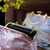 Taschen Klassische Blumen Japan Stil Vintage Kiss Lock Shell Taschen Mutter Geschenk Kette Frauen Schulter Umhängetasche Damen Handtaschen