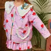 Giacche Cappotto da bambina per bambina 2024 Primavera Abbigliamento per bambini Stampato su due lati in cartone animato Versione coreana di carino