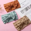 30Pcs/lot Wholesale Cable Baby Headband Wide Nylon Hair Band Knotted Hair Bow HeadWraps born Kids Girls Headband Accessories 231228