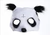 Halloween Party Cosplay Panda Face Head Mask Cro Panda Mask Nylig stilfest Fancy Dress Novel Latex Cool Mask8247435